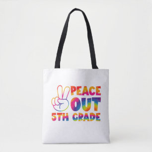 Bolsa Tote Tchau Quinta Série Tie Dye Último Dia 5ª Série
