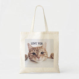Bolsa Tote "Te Amo" Gato Bag