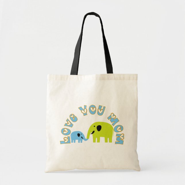 Bolsa Tote Te Amo Mamãe Tote Bags (Frente)