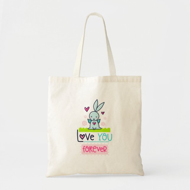 Bolsa Tote Te Amo Para Sempre (Frente)