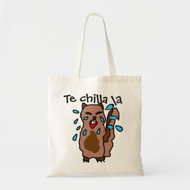 Bolsa Tote Te chilla la ardilla (Frente)