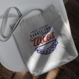 Bolsa Tote Teach Karate Para Tacos