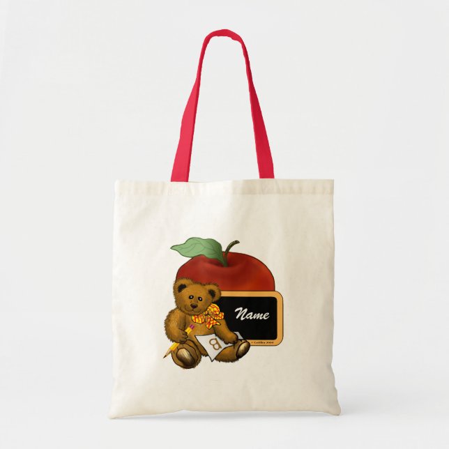Bolsa Tote Teacher Bear (Frente)