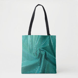 Bolsa Tote Teal de brilho de sequin