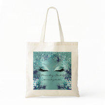 Teal Florals Eyes Glitter Drives De Casamento Brid