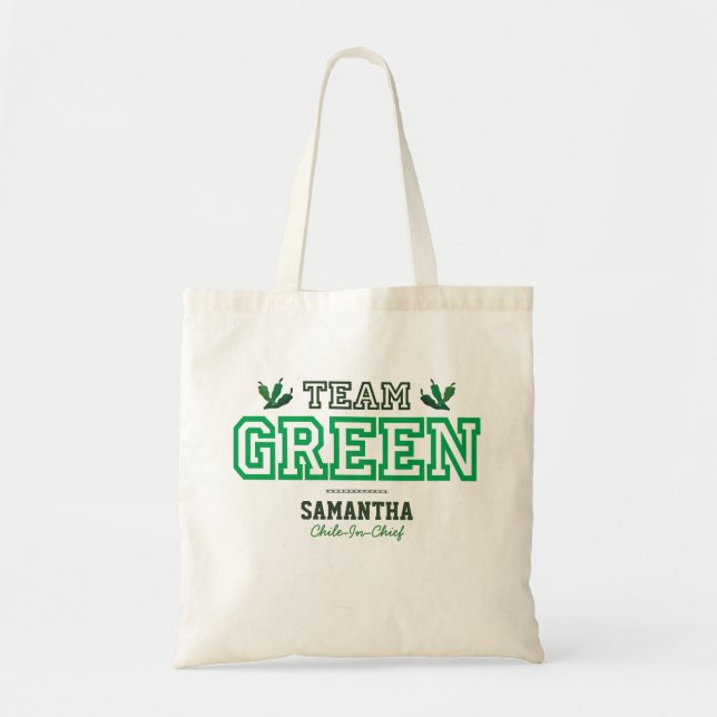 Bolsa Tote TEAM GREEN Member (Frente)