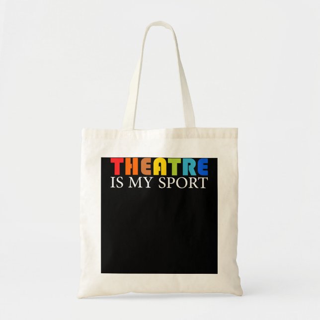 Bolsa Tote Teatro É Meu Esporte - Teatro Engraçado Atuando At (Frente)