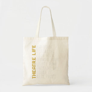 Bolsa Tote Teatro Presente Atuante Shirt Thespian Play Direto