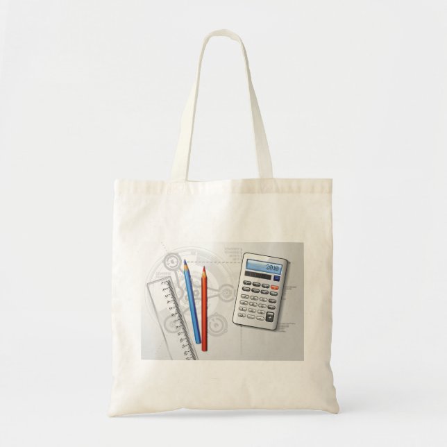 Bolsa Tote Technical Drawing Office Supplies (Frente)