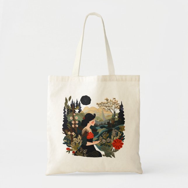 Bolsa Tote Tecido e criatividade (Frente)