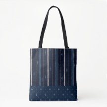 Tecido Kasuri de Campo de Índigo Japonês Design de