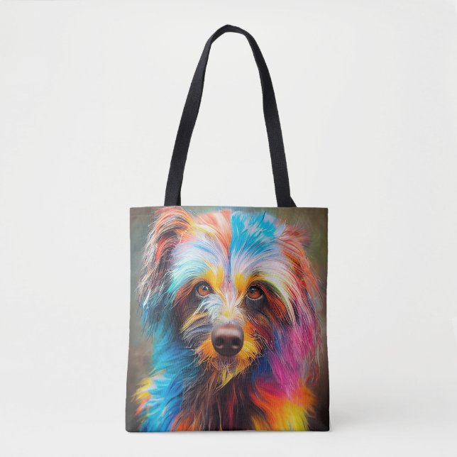 Bolsa Tote Teckel Dog Pet Cute Adorable Animal Companheiro (Frente)