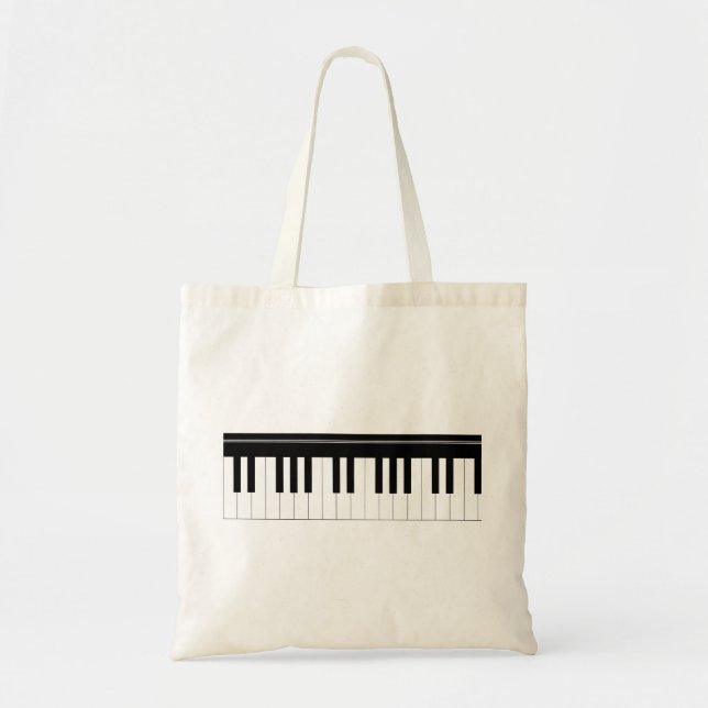 Bolsa Tote Teclado de piano (Frente)