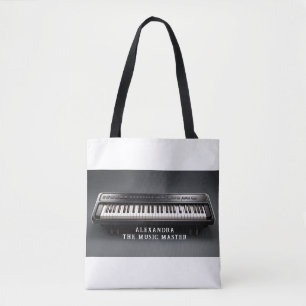 Bolsa Tote Teclado Piano Personalizado