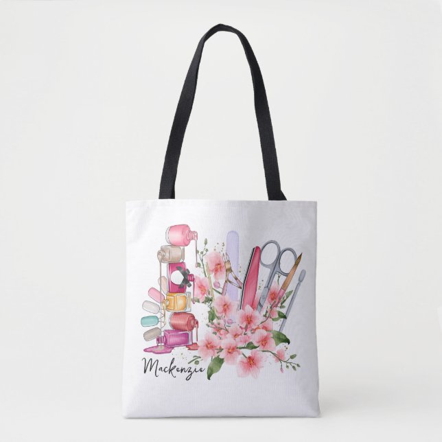 Bolsa Tote Técnica de Unhas Personalizada (Frente)