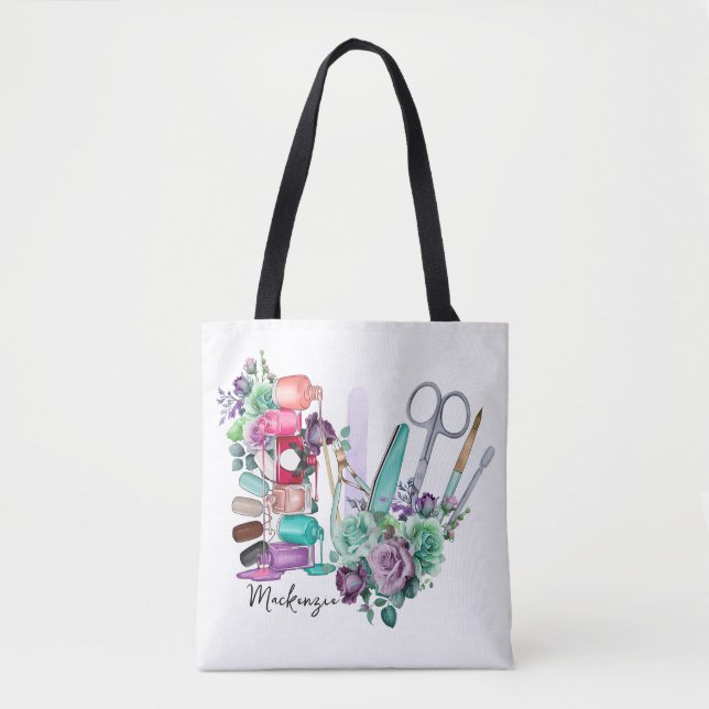 Bolsa Tote Técnica de Unhas Personalizada (Frente)