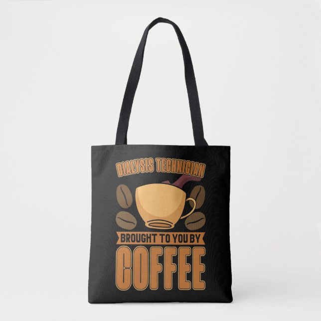 Bolsa Tote Técnico de Diálise Trazido de Café Diálise Técnica (Frente)
