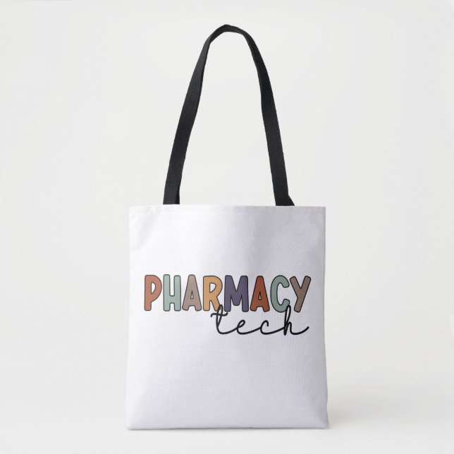 Bolsa Tote Técnico de Farmácia da Pharmacy Tech (Frente)