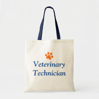 Bolsa Tote Técnico veterinário com impressão alaranjado da