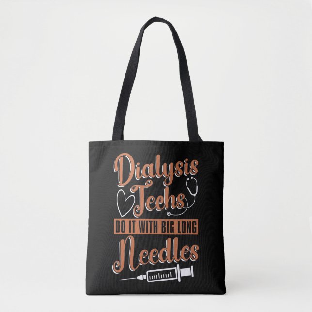 Bolsa Tote Técnicos De Diálise Da Diálise, Enfermam (Frente)