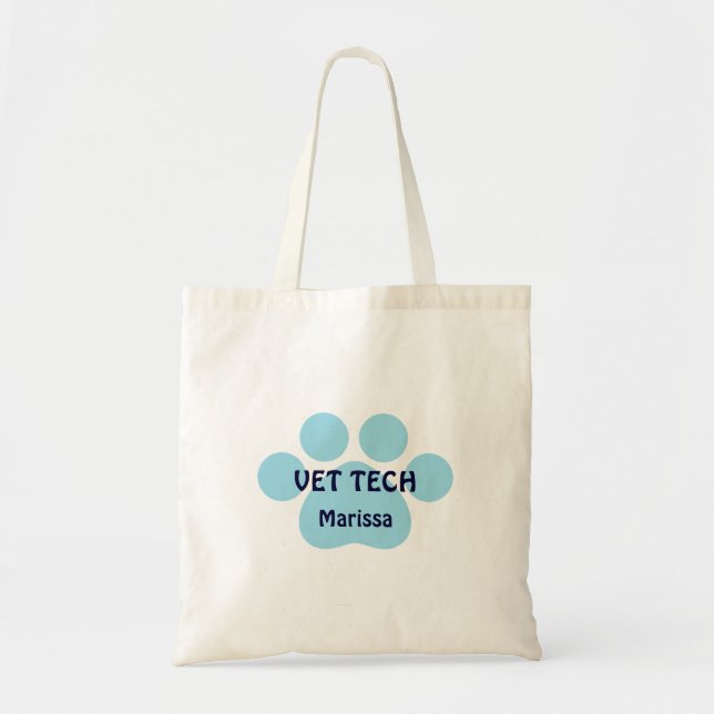 Bolsa Tote Tecnologia customizável do veterinário (Frente)