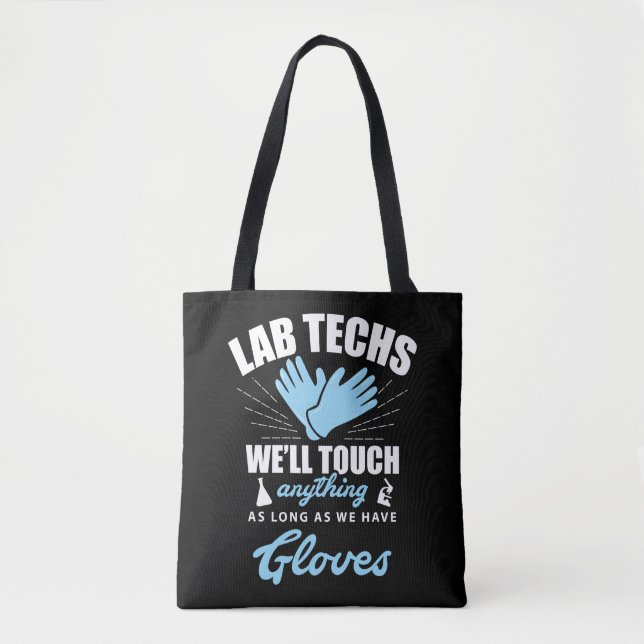 Bolsa Tote Tecnologia de laboratório Engraçado Semana Laborat (Frente)