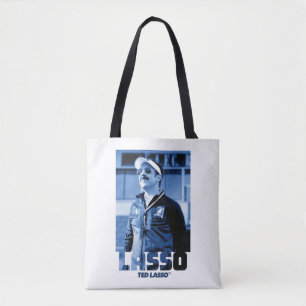 Bolsa Tote Ted Lasso   Gráfico de retrato de laço
