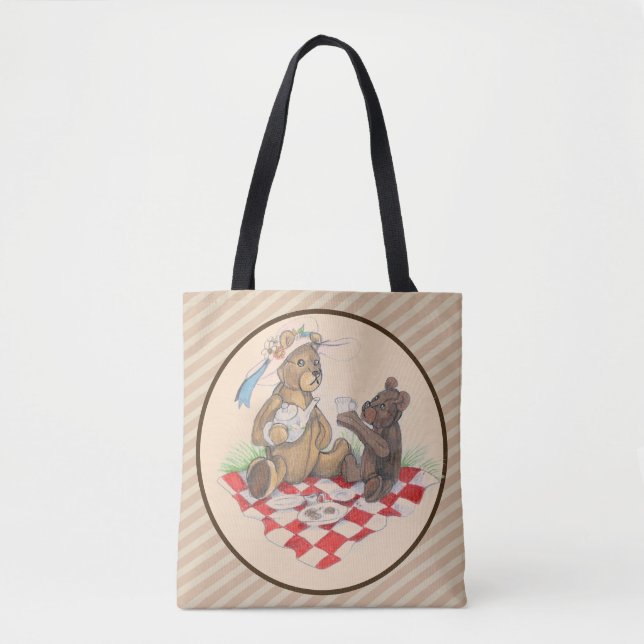 Bolsa Tote Teddy Bear Picnic (Frente)