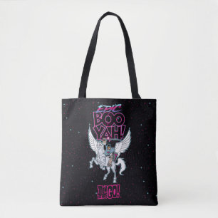 Bolsa Tote Teen Titans Go!   Guerreiro Cyborg Riding Pegasus