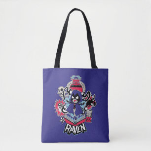 Bolsa Tote Teen Titans Go!   Raven Demonic Powers Graphic