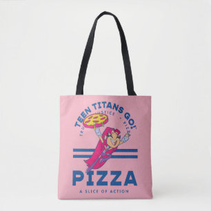 Bolsa Tote Teen Titans Go! Starfire "Truth Justice Pizza"