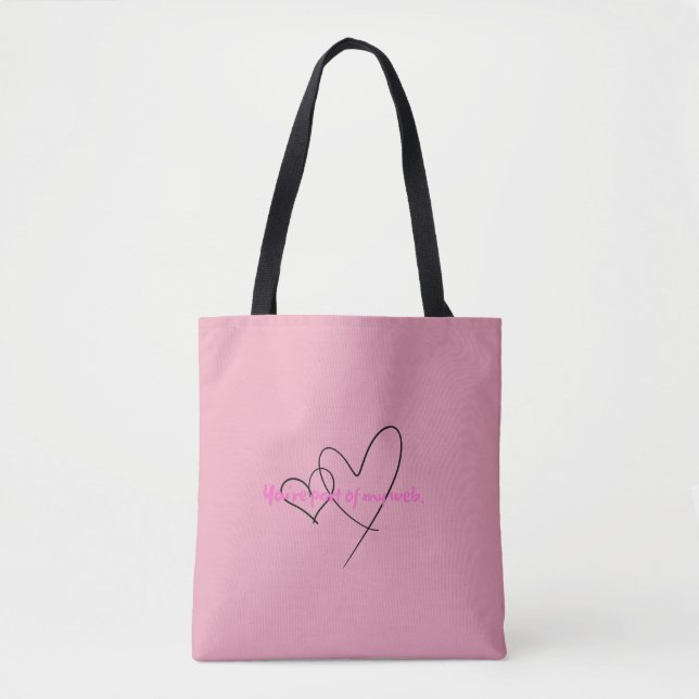 Bolsa Tote Teia Interna – Arte da Força Oculta (Frente)