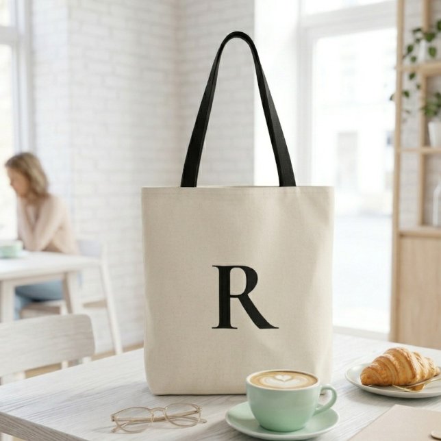 Bolsa Tote Tela Grande com Nome Personalizado (Criador carregado)
