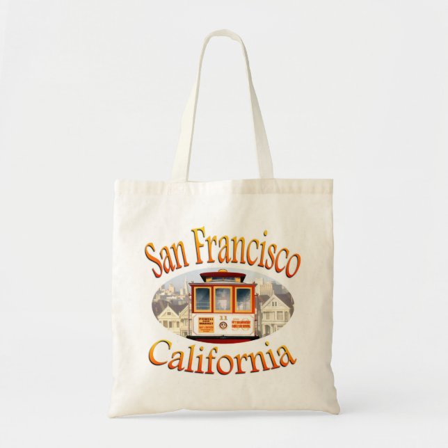 Bolsa Tote Teleférico de San Francisco (Frente)