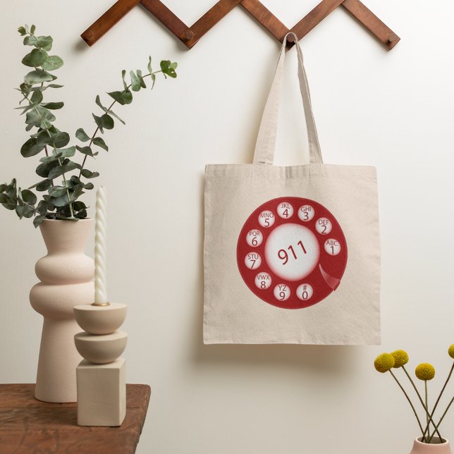 Bolsa Tote Telefone de emergência (Criador carregado)