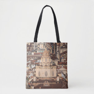 Bolsa Tote telespectador da cidade italiana,arquitetura,edifí