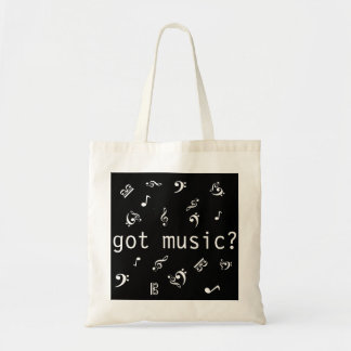 Bolsa Tote Tem música?