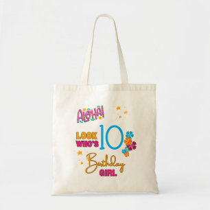 Bolsa Tote Tema Colorido da Festa de aniversário de Verão da 