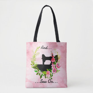 Bolsa Tote Tema de Artesanato de Quilting com Máquina de Cost