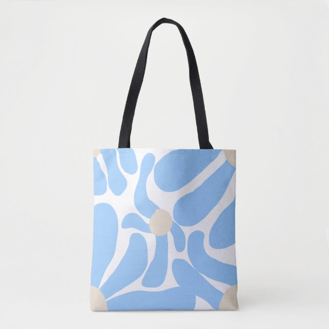 Bolsa Tote Tema de flor pastel (Frente)