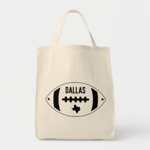 Bolsa Tote Tema de futebol de Dallas