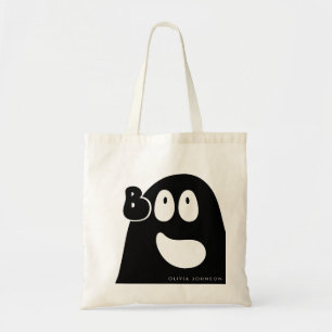 Bolsa Tote Tema de Halloween do Fantasma Fantasma Bonito Pret