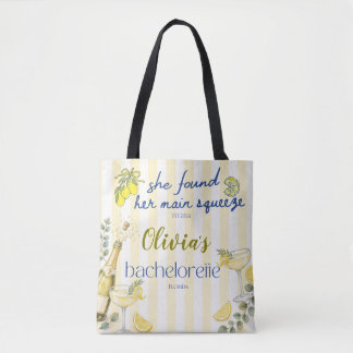 Bolsa Tote tema de limão ela encontrou seu amor amarelo