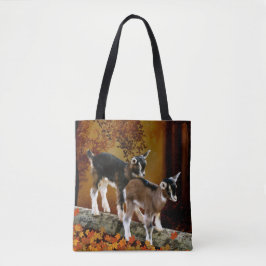 Bolsa Tote Tema de Outono Cabritos