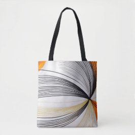 Bolsa Tote tema de outono quic de abstrato na moda moderno