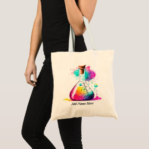 Bolsa Tote Tema do Laboratório de Ciências Modernas