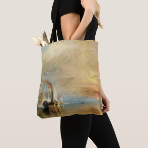 Bolsa Tote Temeraire em luta de Joseph Turner, Arte Marítima