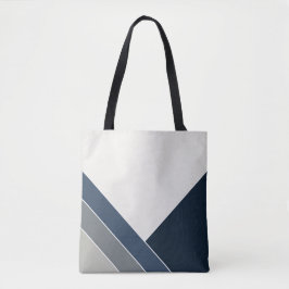 Bolsa Tote Tempestade Blue e Cinza City Summer Home