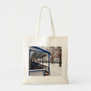 Bolsa Tote Tempestade de neve em Cottage City - Vinha de Mart