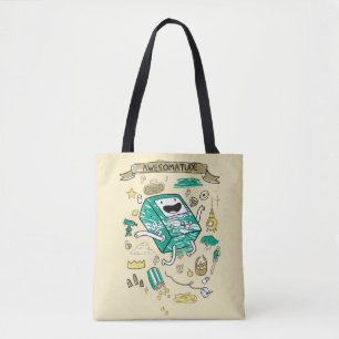 Bolsa Tote Tempo de Aventura   "Awesomatude" BMO Sketch
